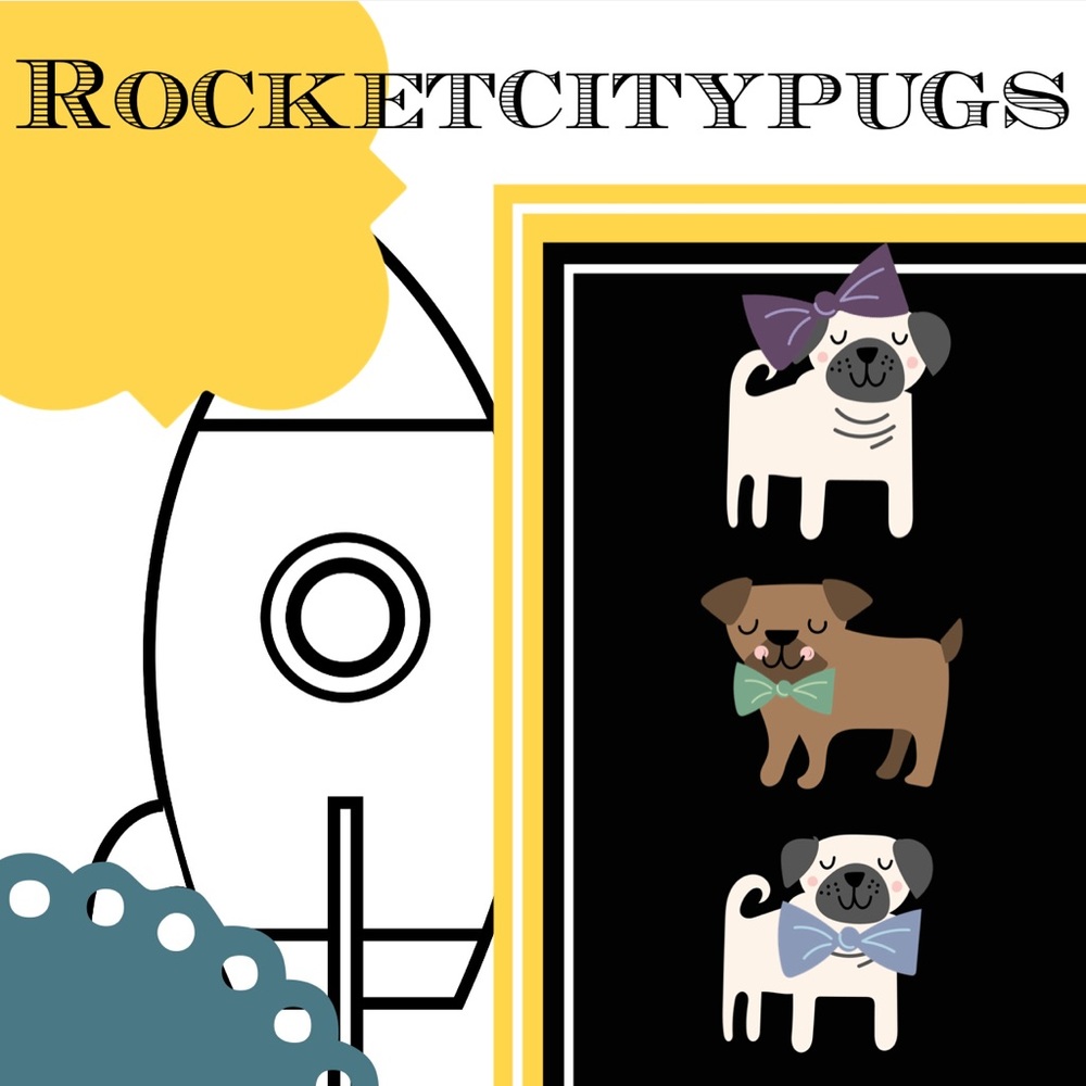 🚀✨Rocketcitypugs is LIVE! ✨🚀 Come shop & share! - Picture 6 of 9